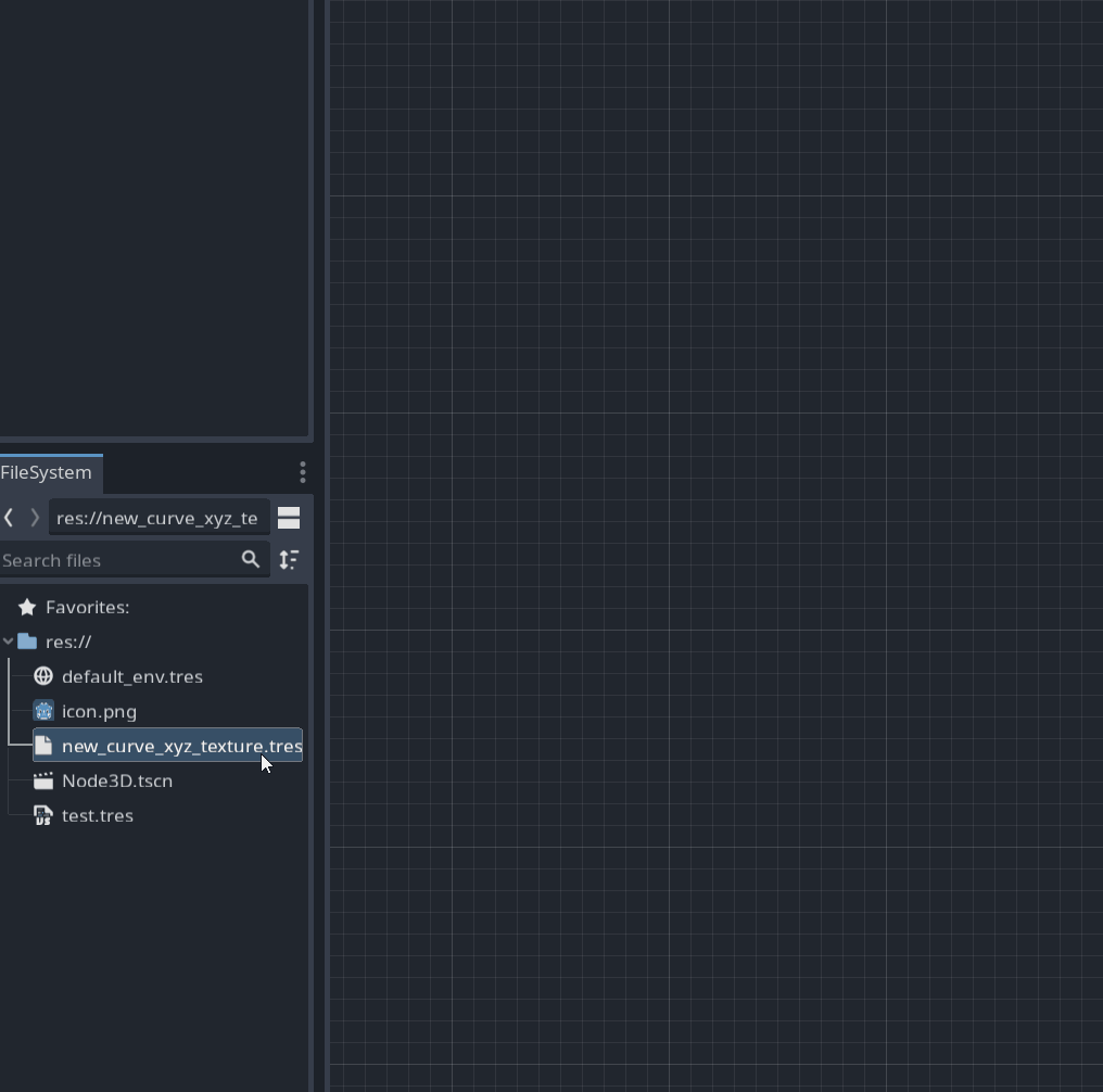 Drag and drop of CurveTexture to the shader graph