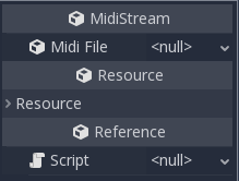 MIDI file in inspector