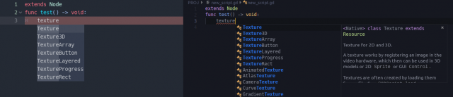 Comparison of LSP client with builtin editor