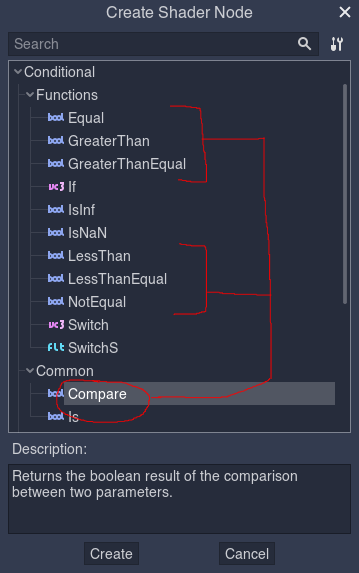 Compare node