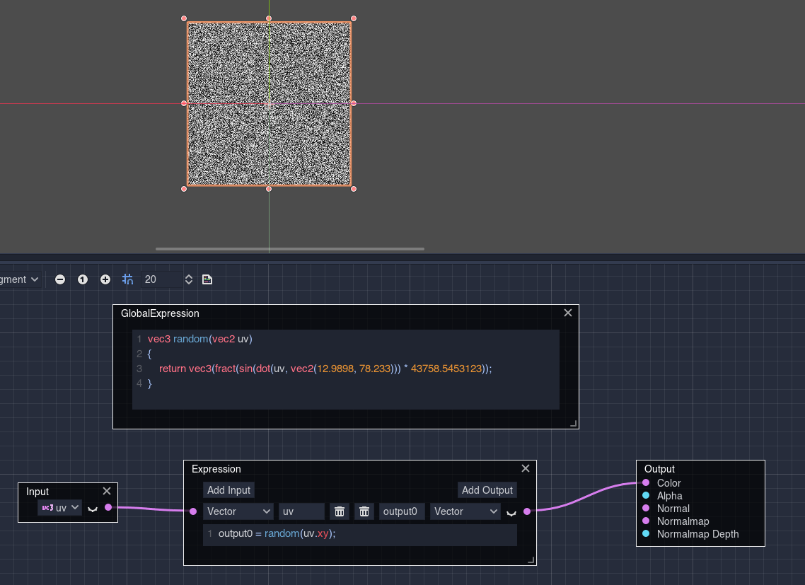 Global expression node