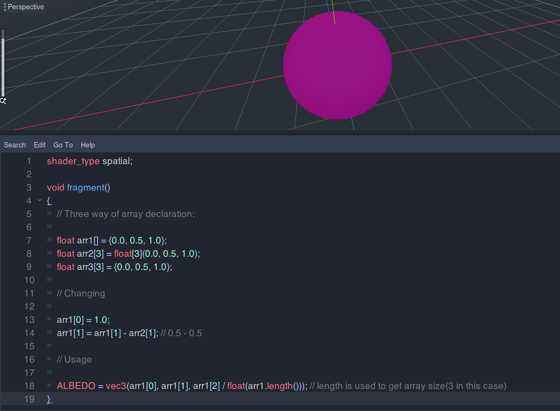 Shader Local Array