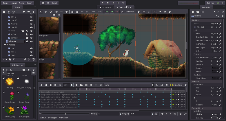 Screenshot of Godot 2.0