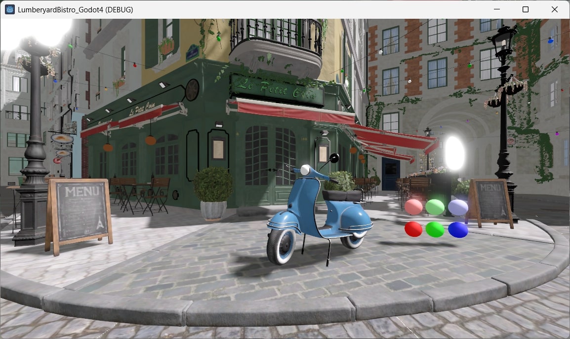 Forward+ renderer, screen blend mode