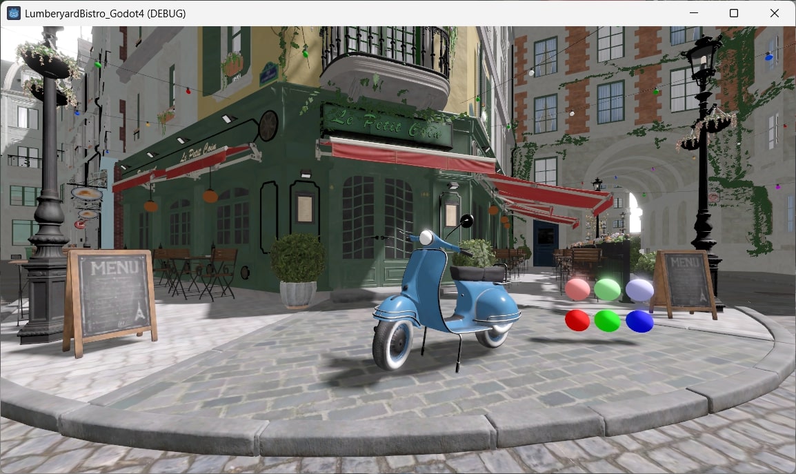 Mobile renderer, screen blend mode