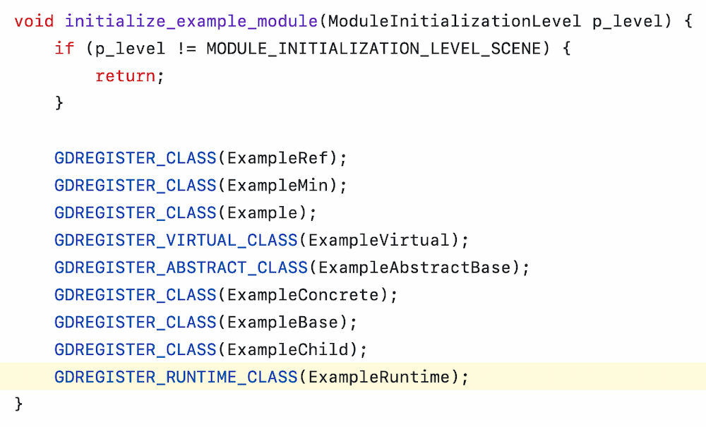 Image of the documentation syntax highlight and copy button features